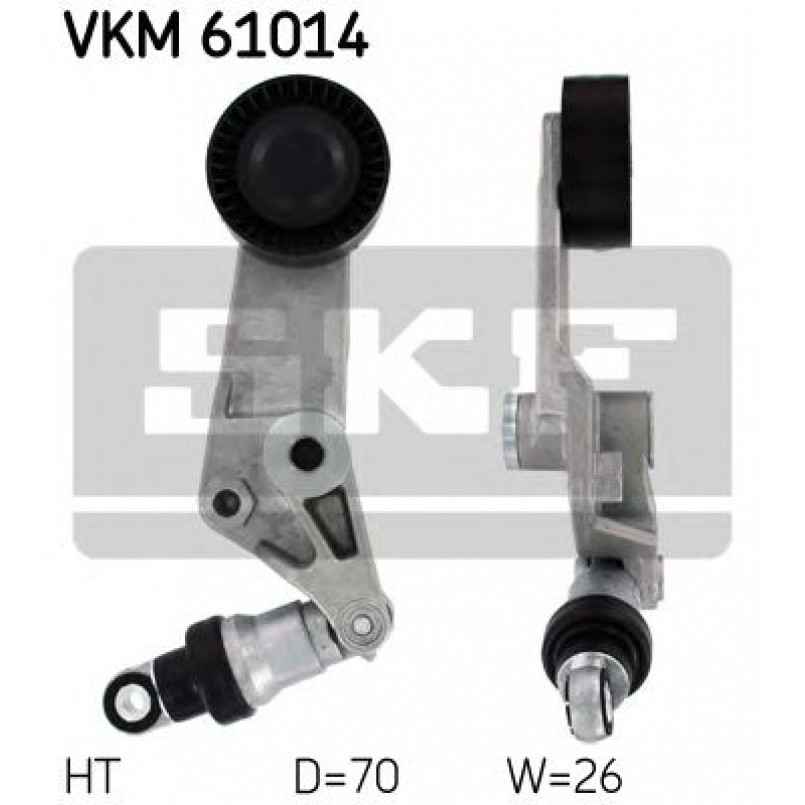 VKM 61014 SKF Натягувач поліклинового ременя